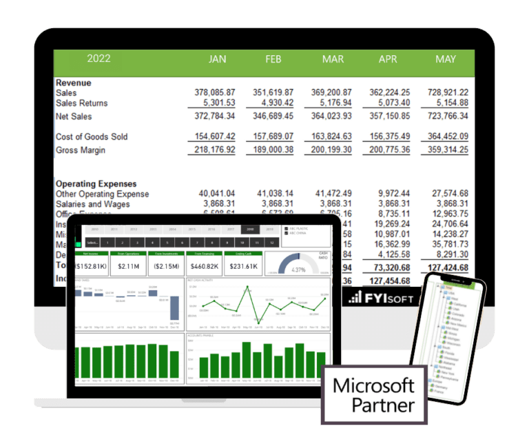 Enterprise Financial Reporting And FP&A For Microsoft D365 F&O