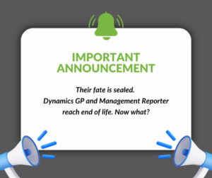 end of support for Dynamics GP